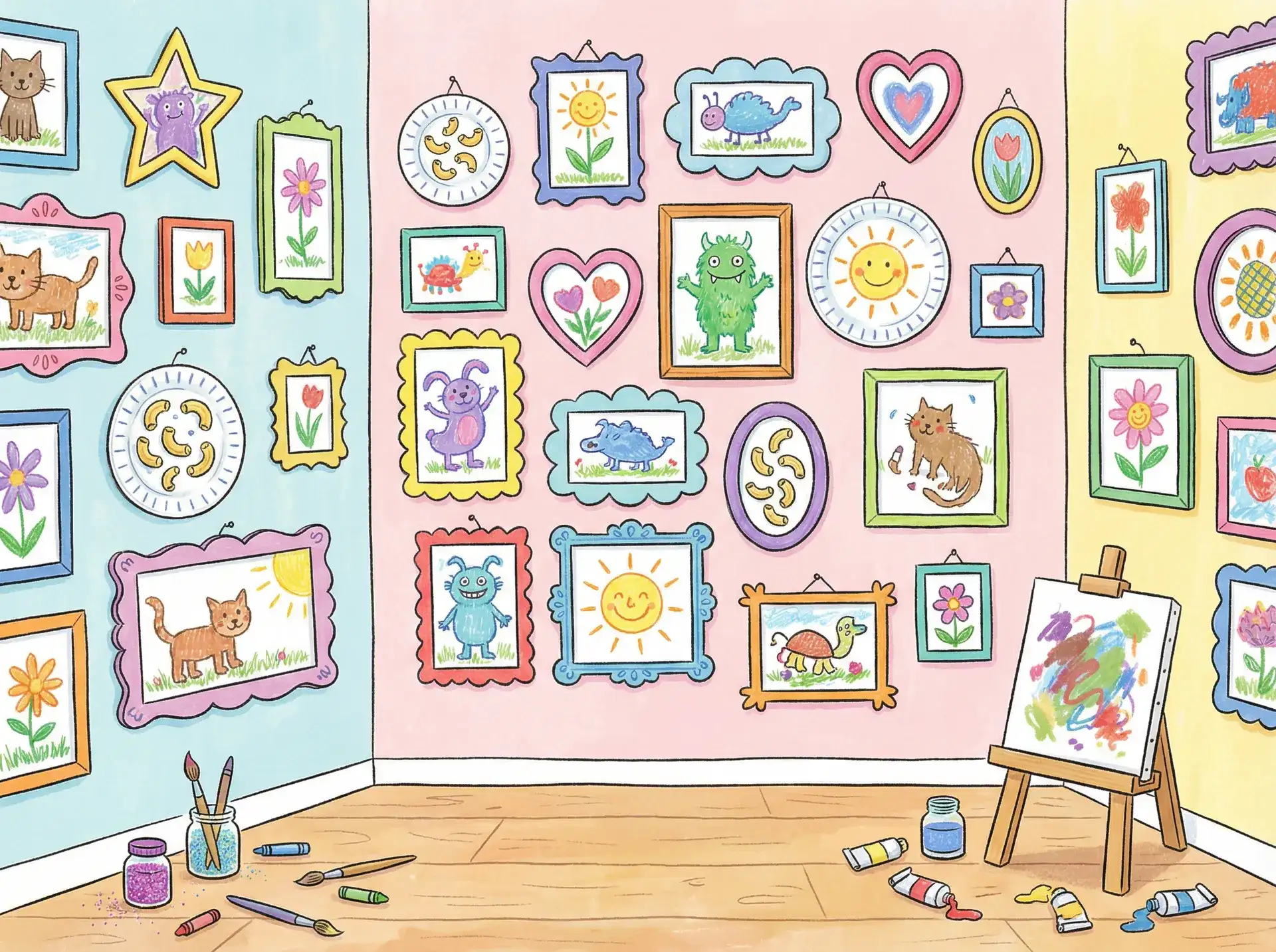 小朋友的彩色画作 - sm调教 创意展示